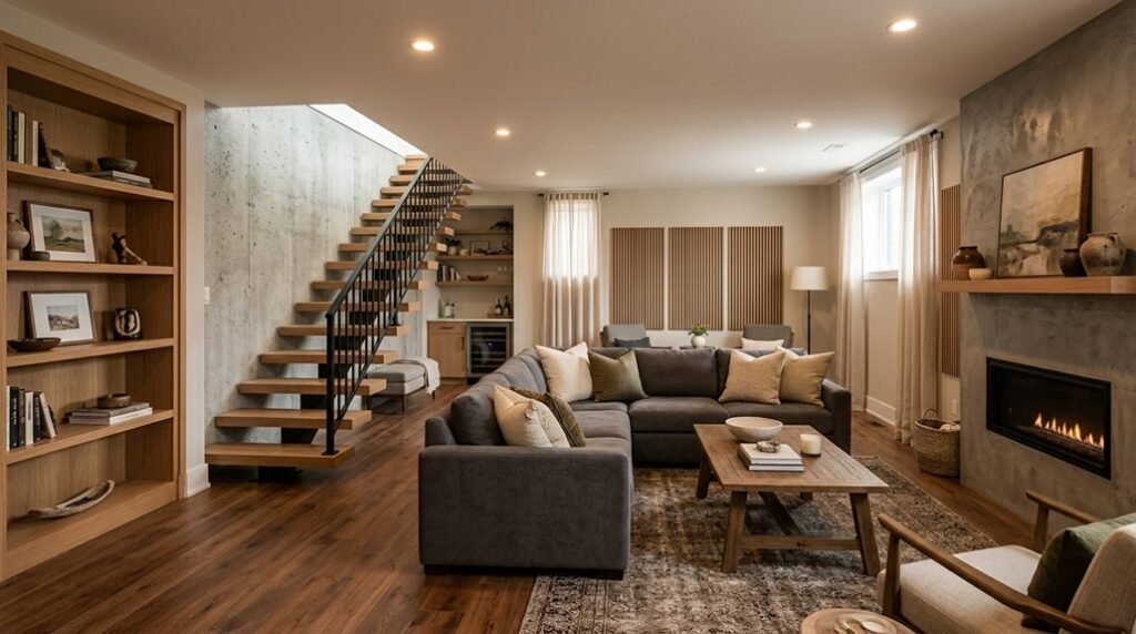 seven steps to finished basement