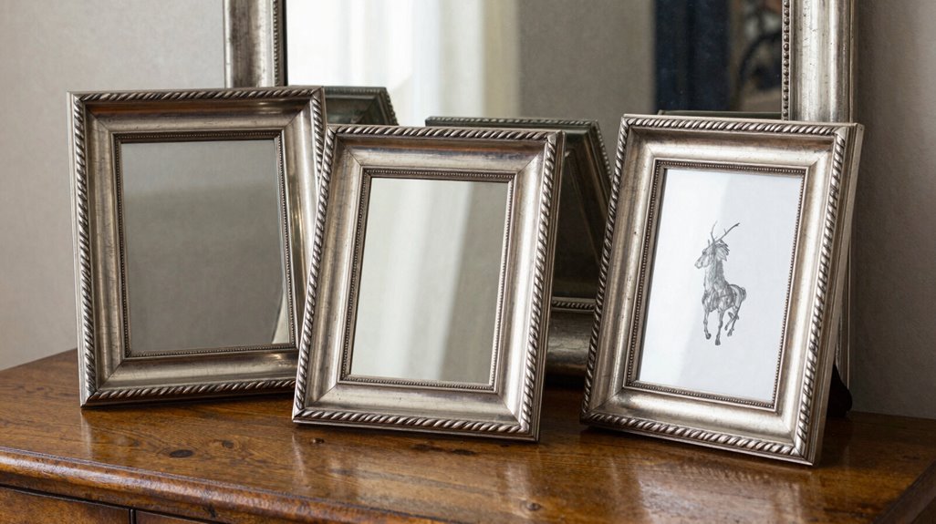 silverplate frames develop patina over time