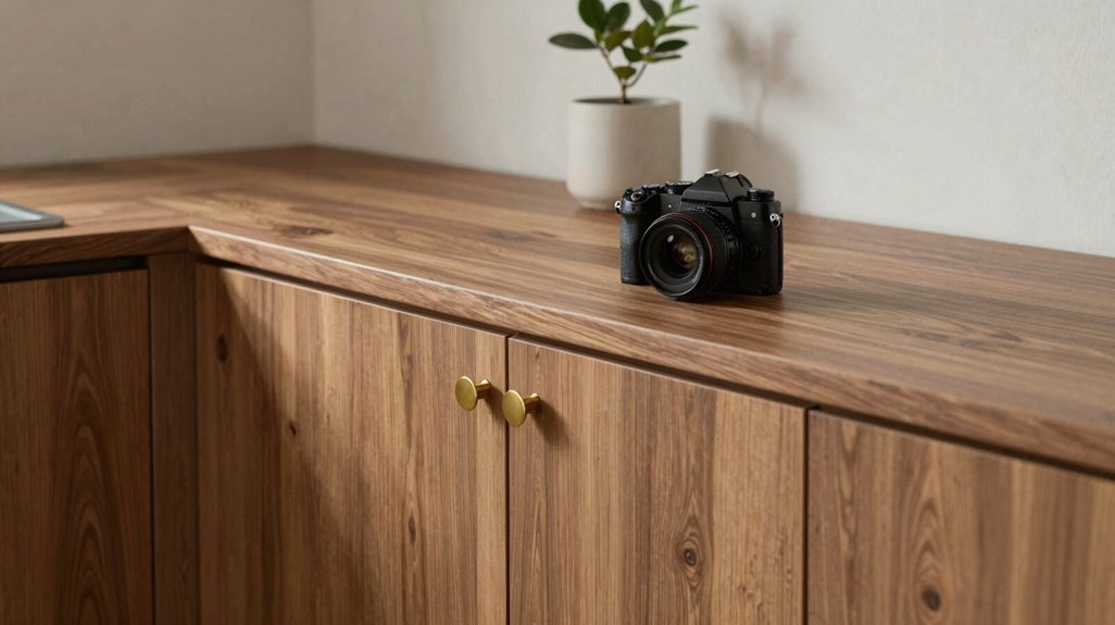 How to Decorate Mid-Century Modern Kitchens in 10 Steps 4 slim pulls hidden hardware