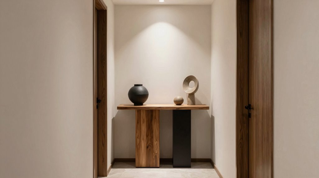 slim thin console for narrow halls
