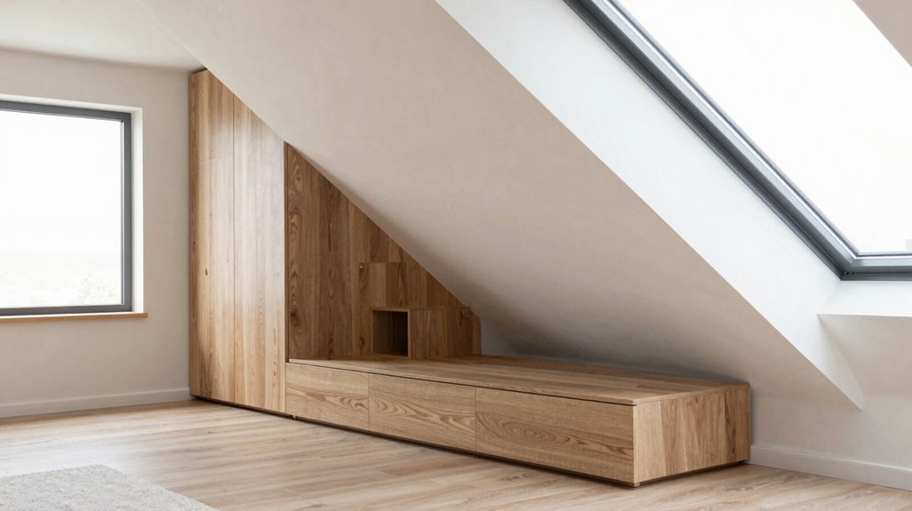 sloped ceiling storage solutions