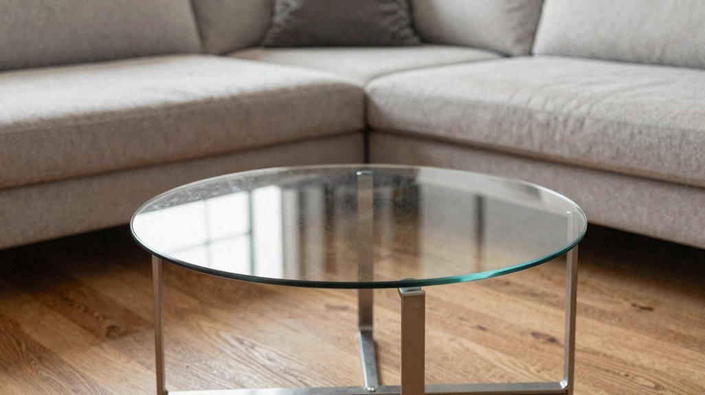 sofa to table clearance guidelines