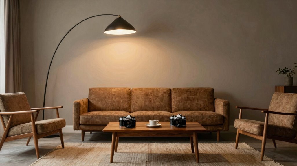 How to Decorate a Mid-Century Modern Living Room in 10 Essential Ways 9 sputnik chandeliers arc lamps 7 9 feet