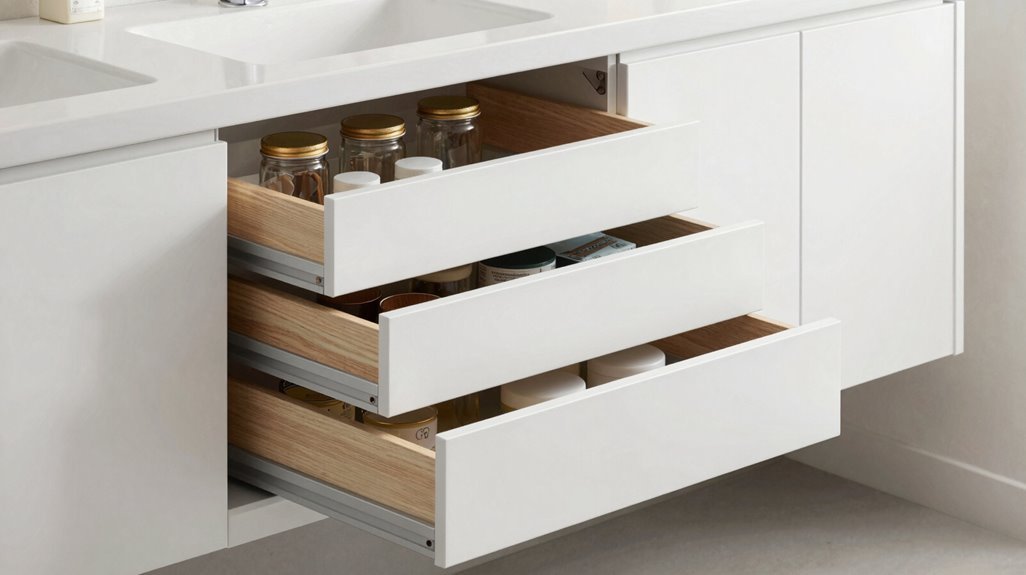 stackable under sink drawer system
