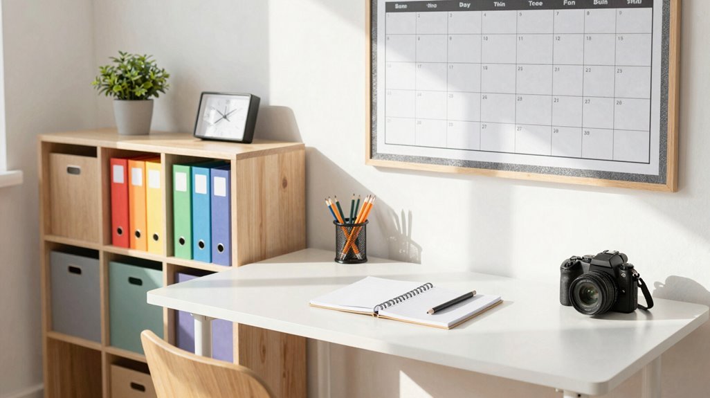 student led daily and weekly organization system