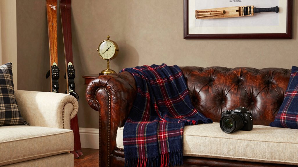 tartan throws vintage gear coordinated