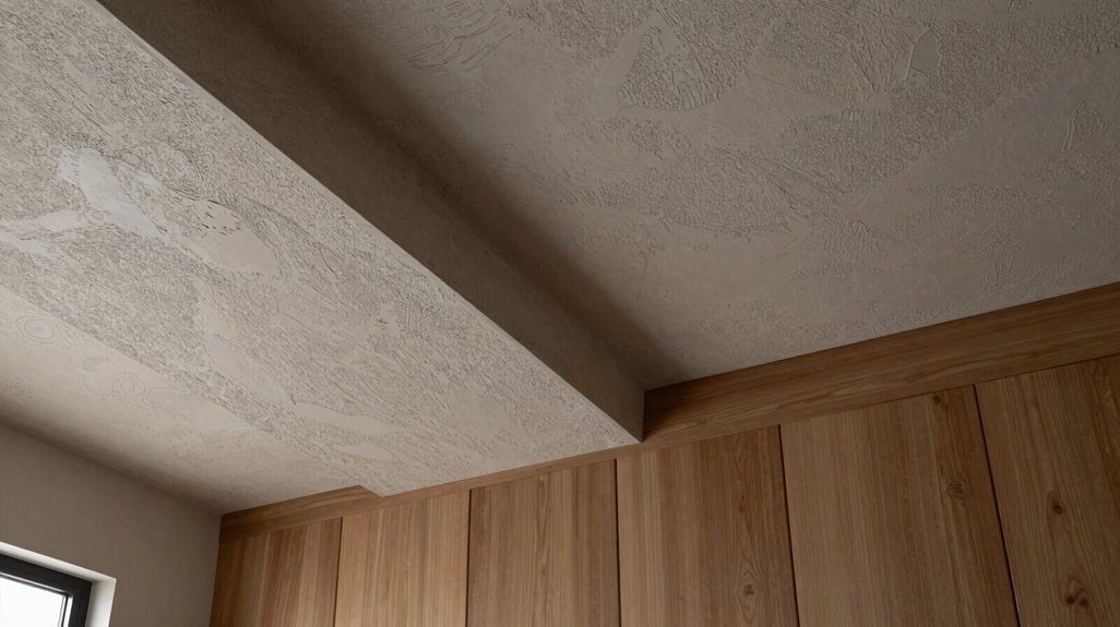 textured ceilings with architectural depth
