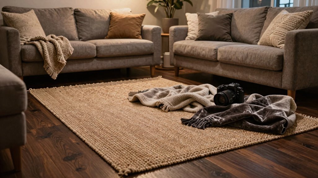 5 Basement Living Room Ideas to Transform Your Space 4 thick textiles insulate basement floors