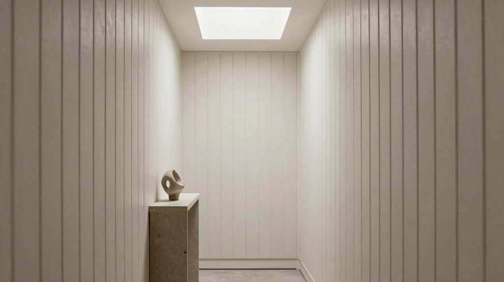 thinner battens lighter contrast