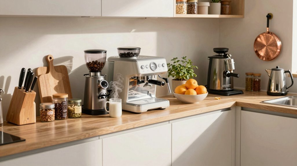 7 Steps to Organize Kitchen Counters—A Complete Guide 3 three kitchen zones coffee prep cooking