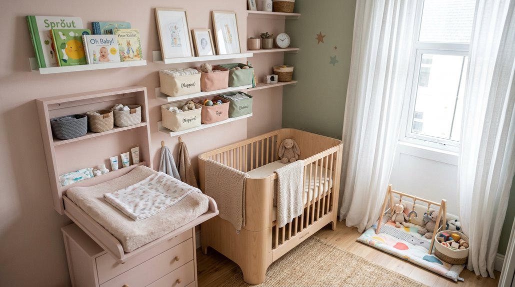 tiny nursery space optimization ideas