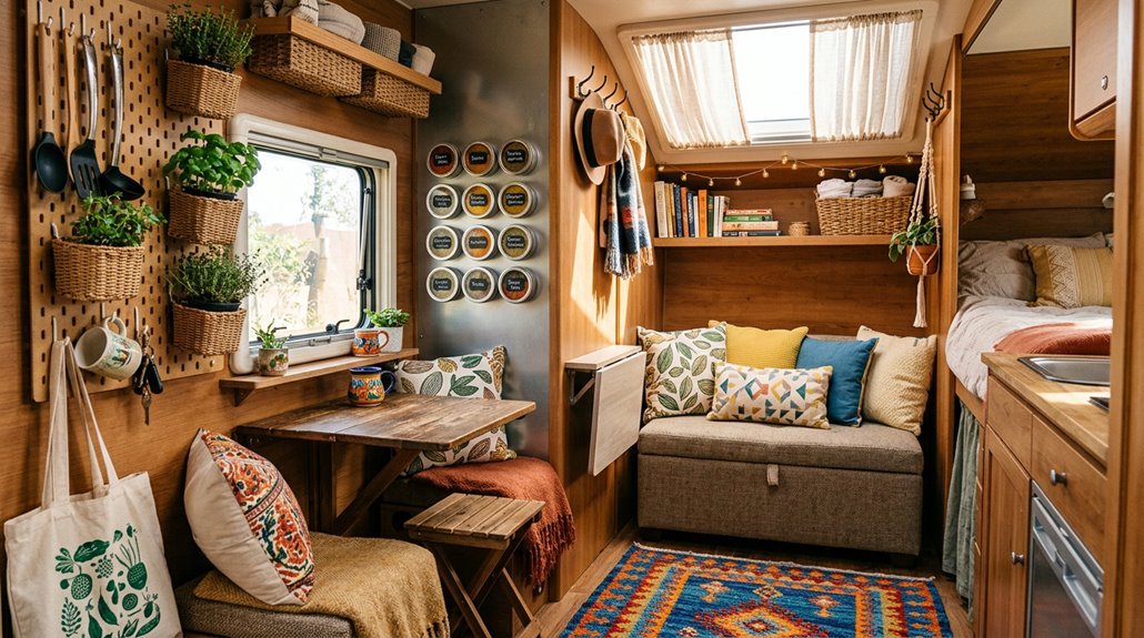 tiny space camper decor ideas