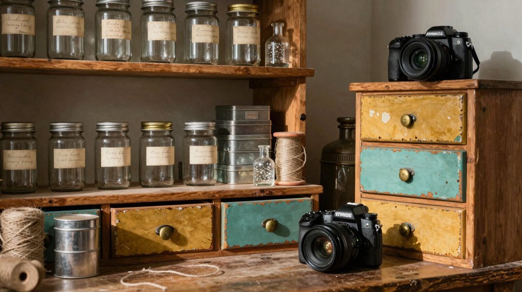 transparent vintage small supply organization