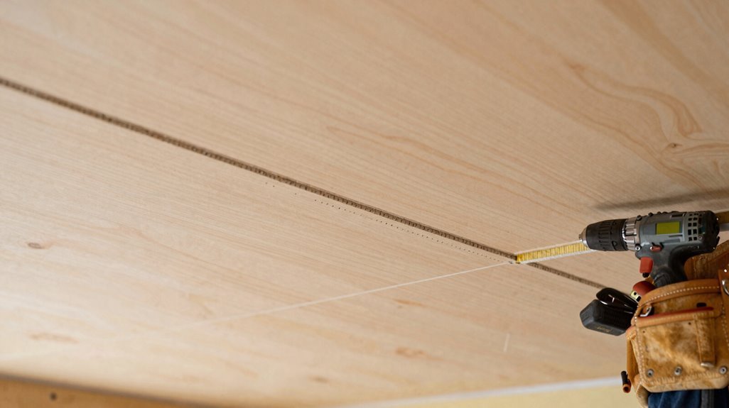How to Install a Plywood Ceiling - A Complete Guide 7 trim seams with precise outer trim