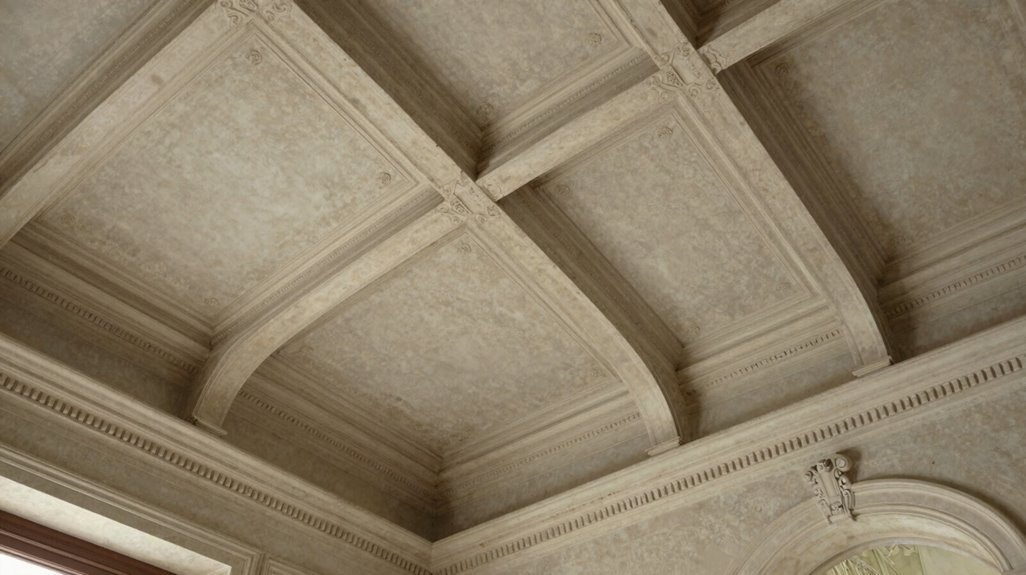 trompe l il ceiling illusion beams