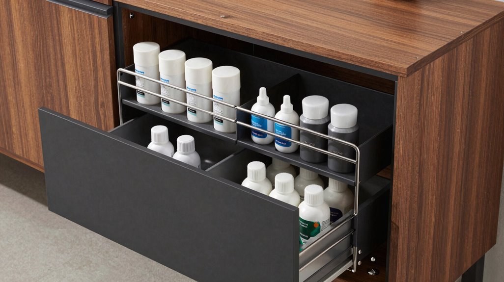 under sink pull out optimization efficiency