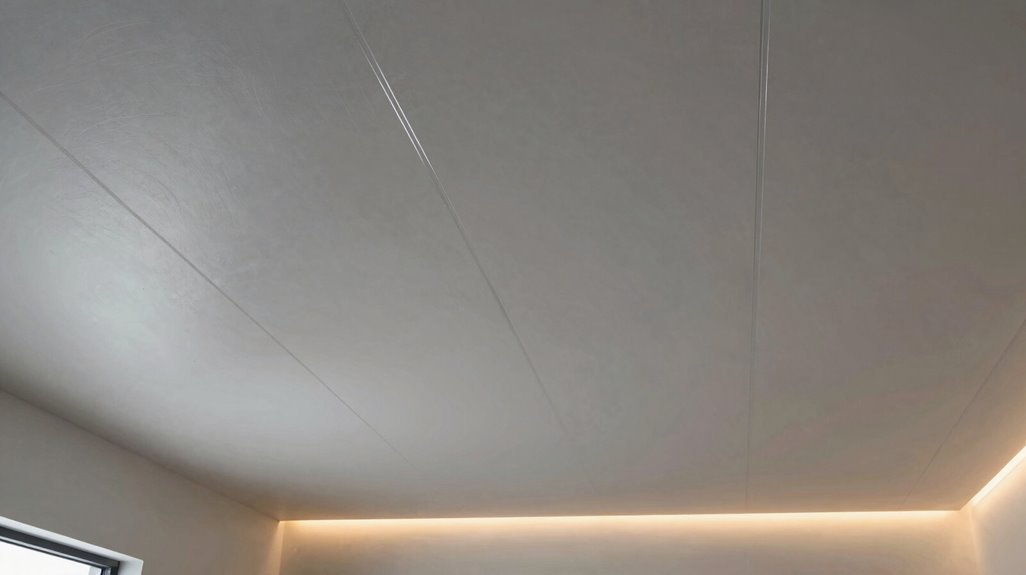 3 Tips for Painting Basement Ceilings in Low Height Spaces 3 uplighting vertical lines height boost