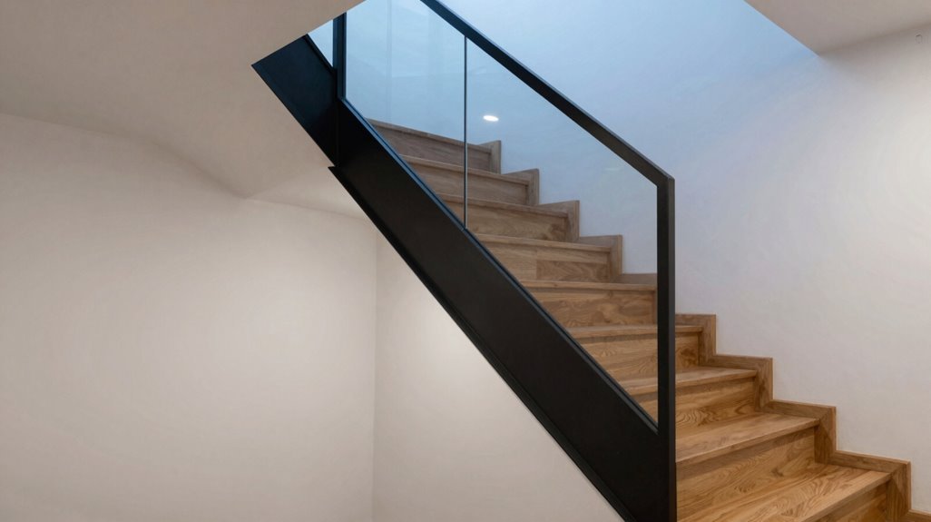 vertical spindle railing keeps children safe