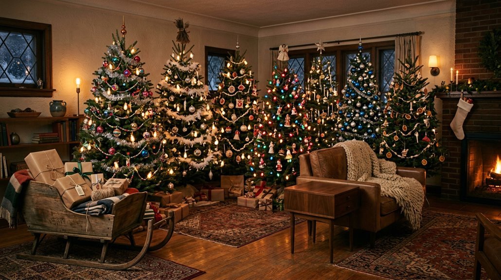 vintage inspired christmas tree ideas
