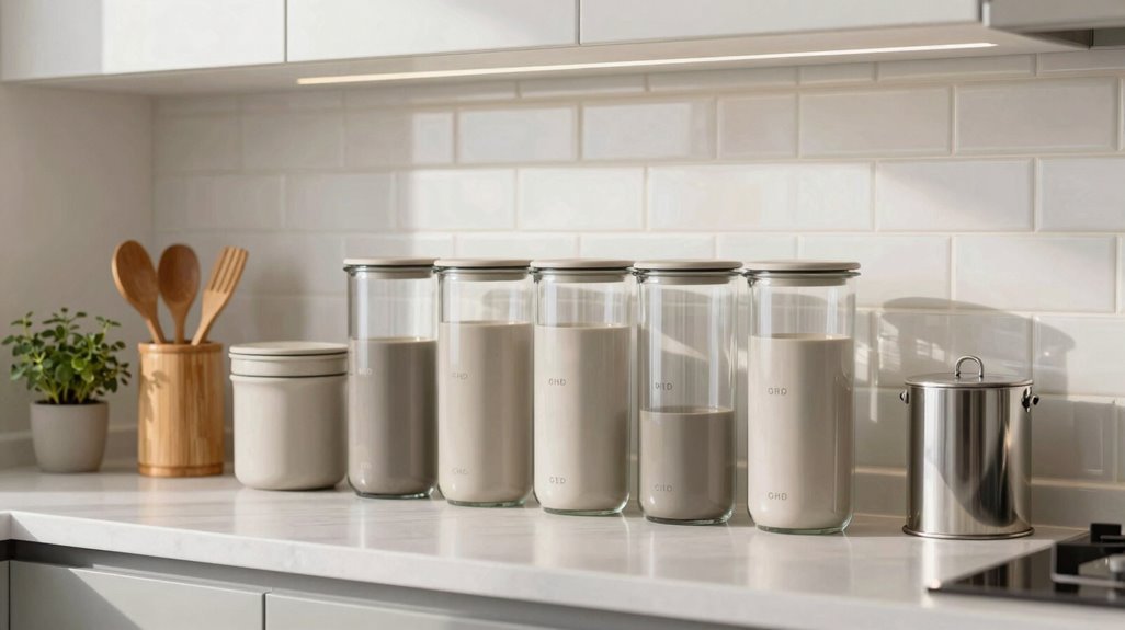 7 Steps to Organize Kitchen Counters—A Complete Guide 5 vintage meets utility counter organization