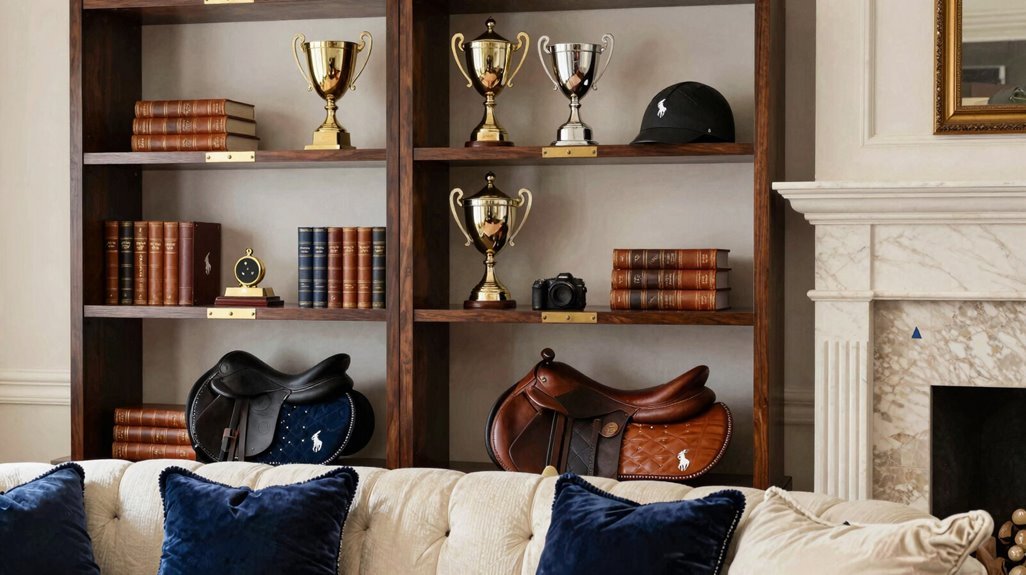 How to Design a Ralph Lauren Living Room 6 vintage trophies meet equestrian heritage