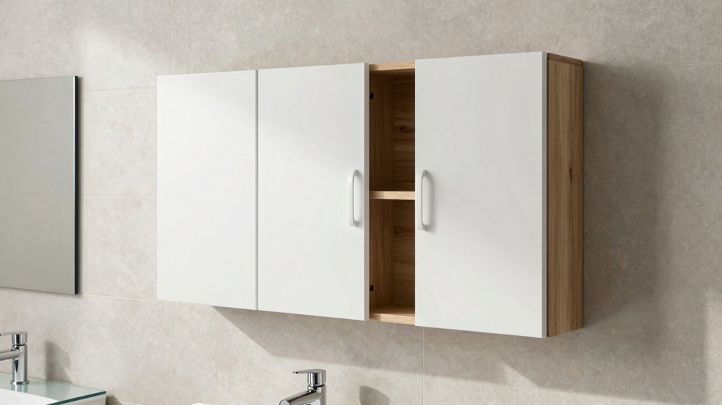 7 Smart Bathroom Storage Ideas You Can Use to Save Space 2 wall hung cabinets save floor space