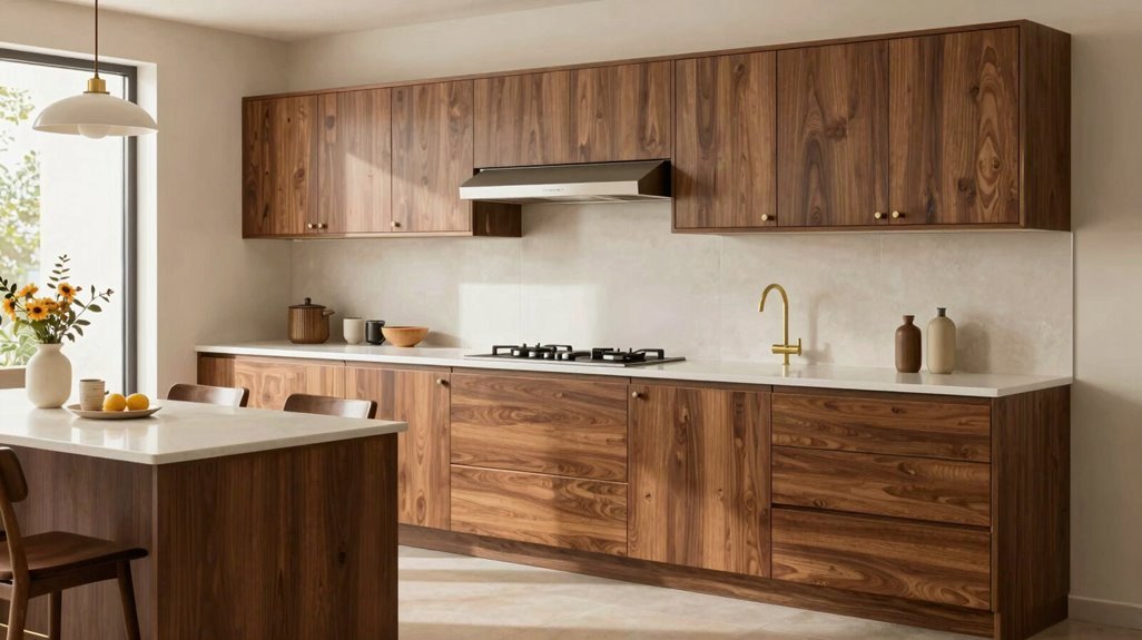 walnut and cream mid century harmony