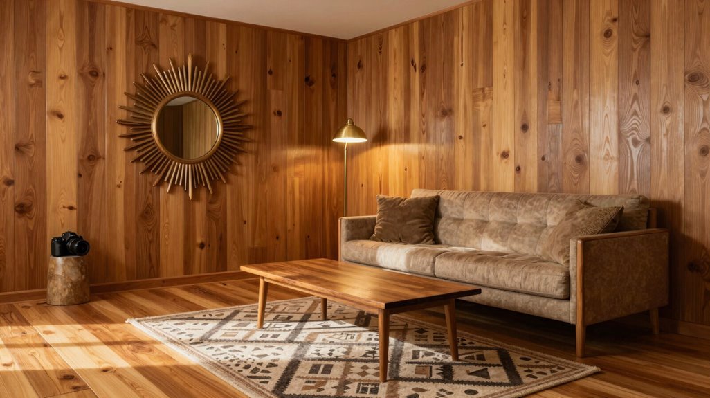 How to Decorate a Mid-Century Modern Living Room 2 warm wood floors cohesive mid century