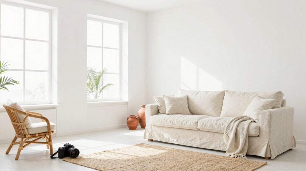 15 Ways to Create Your Dream White Living Room 8 white space balances bold boho patterns