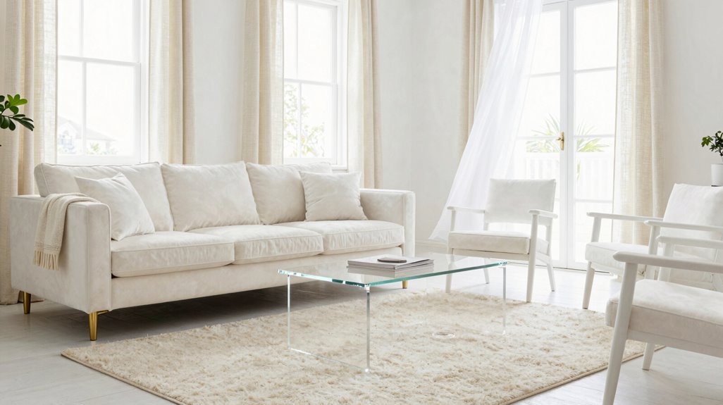 white stain resistant washable furniture maintenance