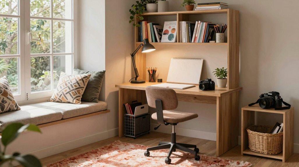 10 Hobby Room Design Ideas That Transform Empty Spaces Into Creative Havens 1 windowed reading nook with dual function furnishings