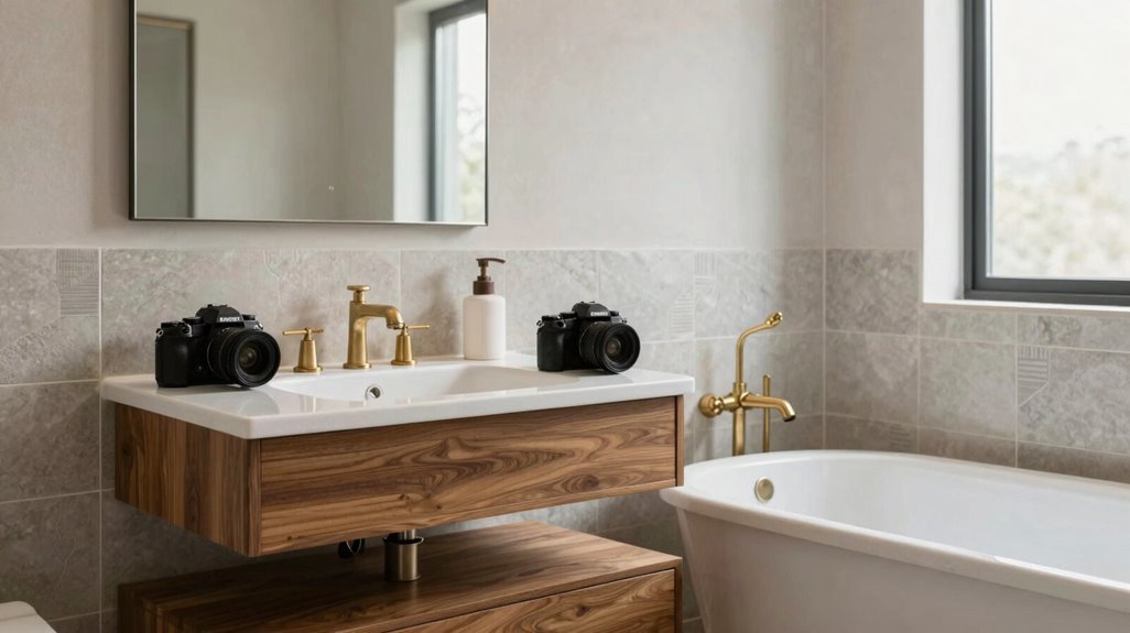 How to Decorate a Mid Century Modern Bathroom Complete Guide 3 wood stone metal tile harmony