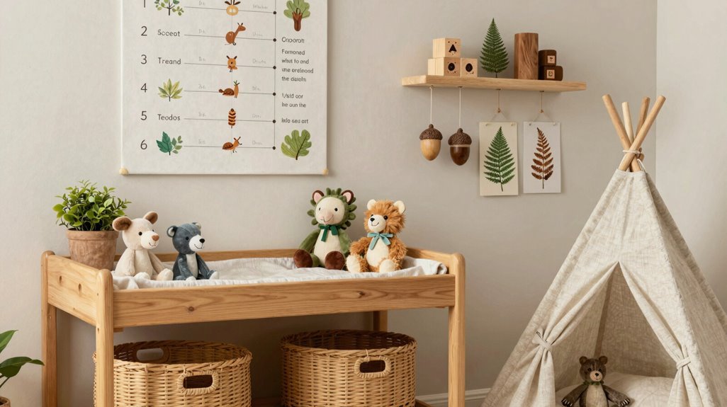 3 Steps to the Perfect Woodland Nursery Guide 3 woodland gallery wall cozy textures